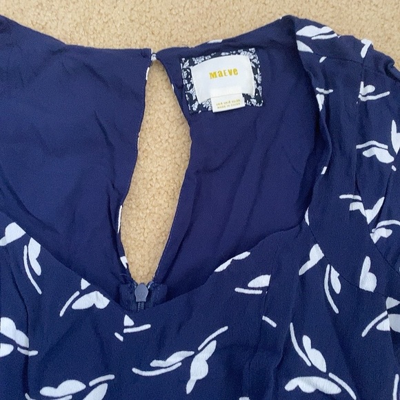 Maeve Navy Butterfly Sweetheart Dress - Picture 2 of 3